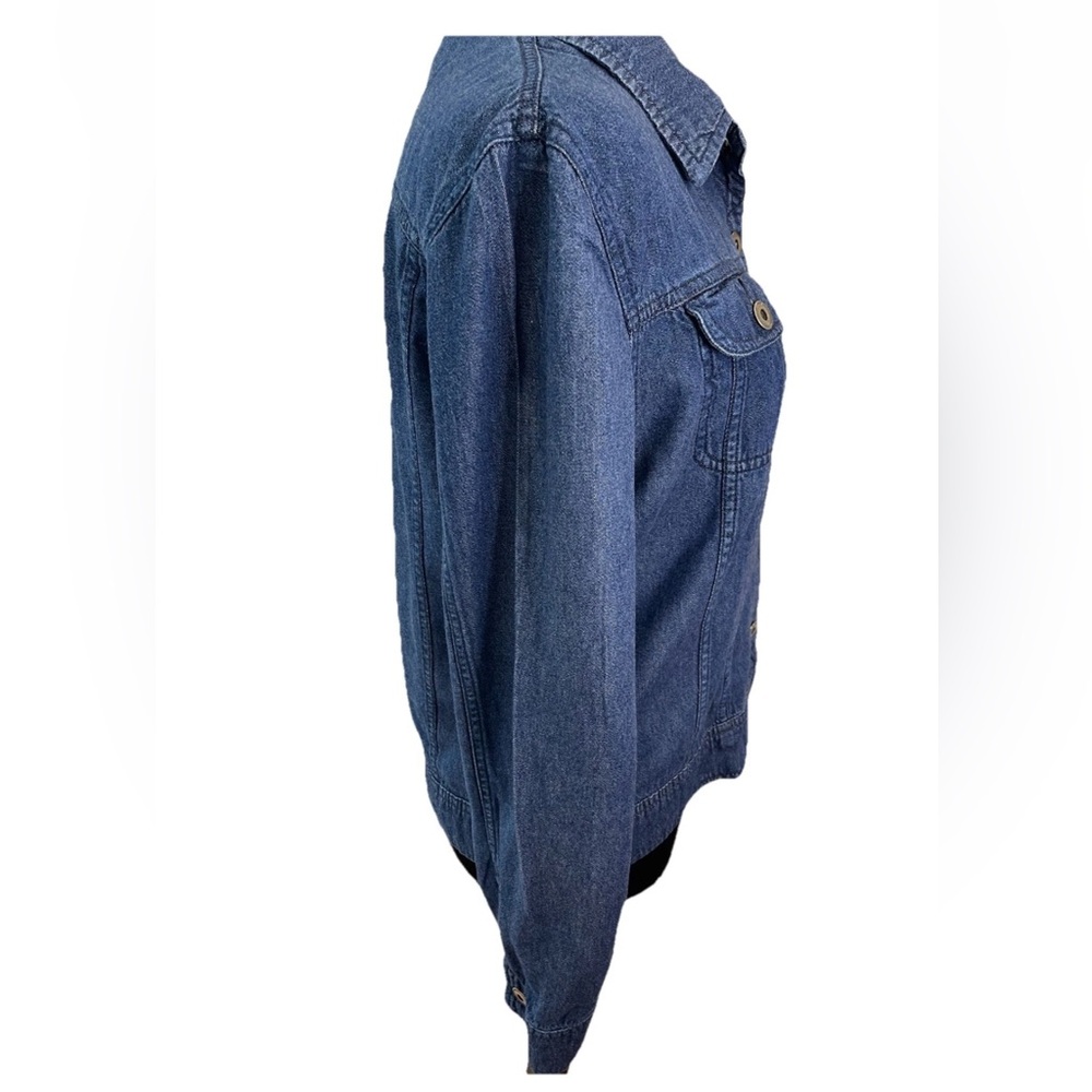 Hennes collection lightweight ladies size 10 blue denim jacket/Shirt/Shacket - Picture 6 of 12